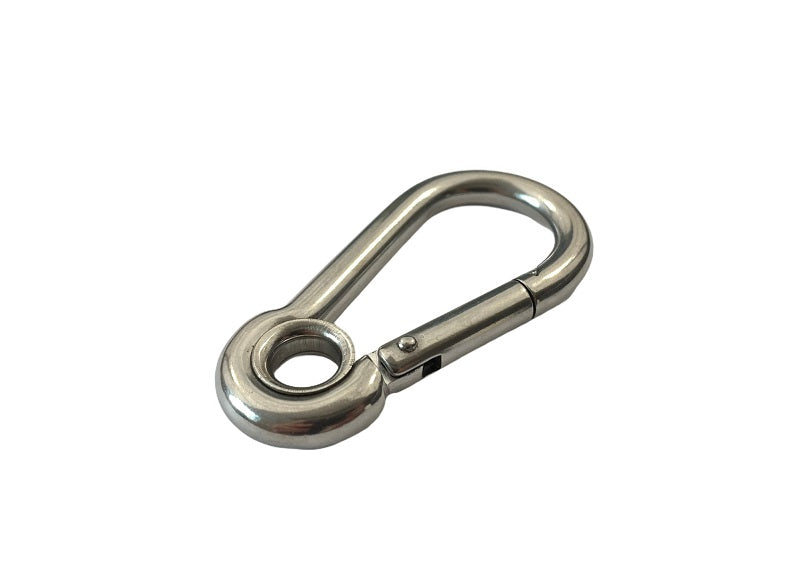 Stainless Steel Carbine Hook with Eyelet