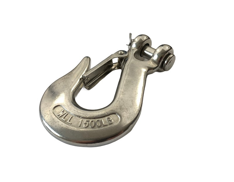 Stainless Steel Clevis Slip Hook with Safety Catch