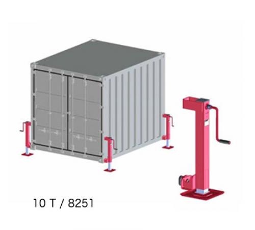 Container Leveling Jacks