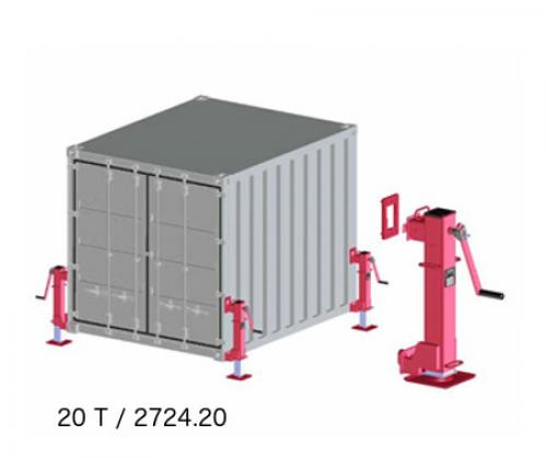 Container Leveling Jacks