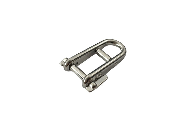 Stainless Steel Double Bar Long Flat Dee Shackle with Locking Pin