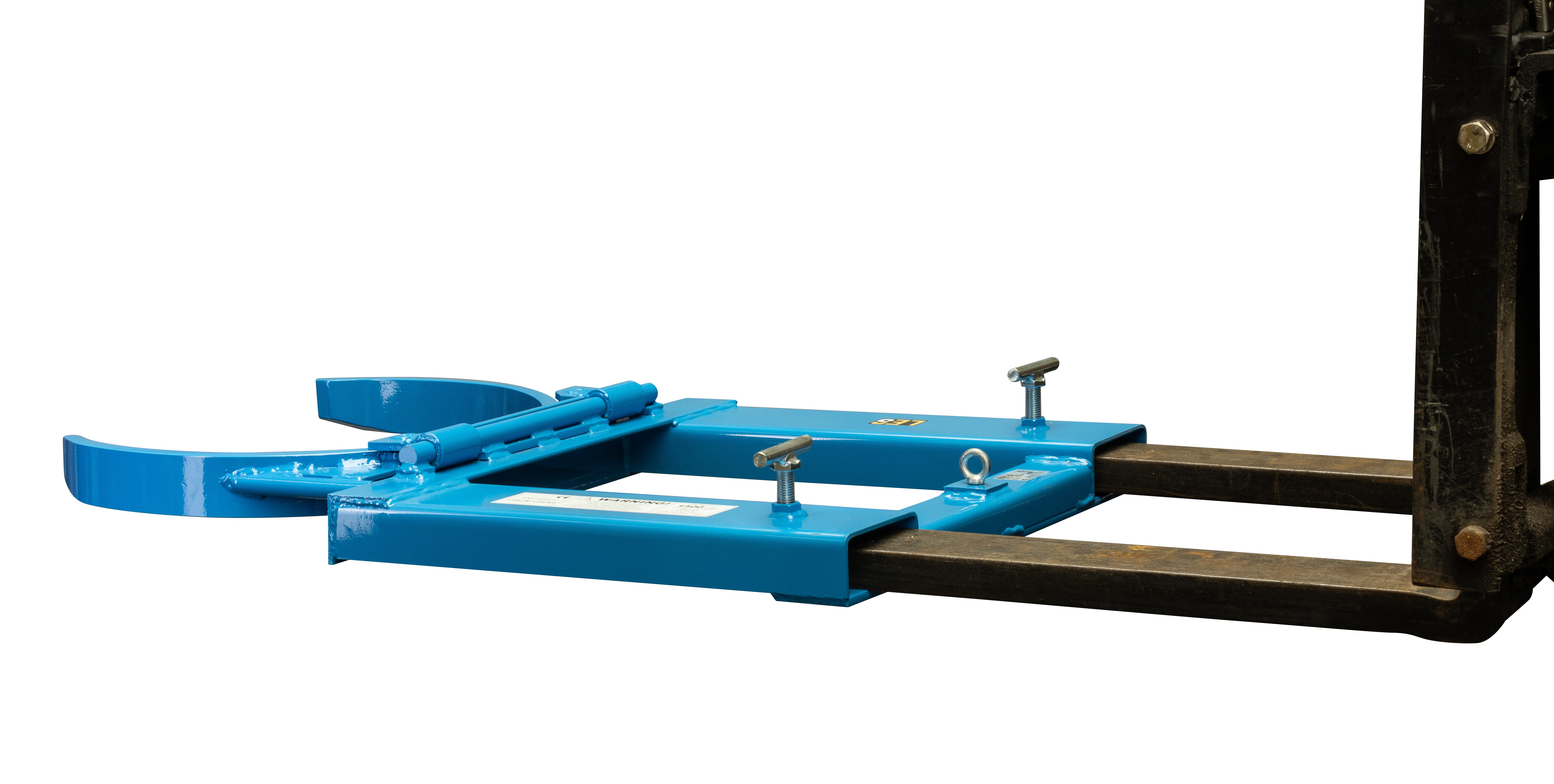 LES Single Drum Grab Lifter Forklift Attachment