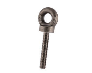 Drop Forged, Long Shank Collared Eyebolt, Metric Thread