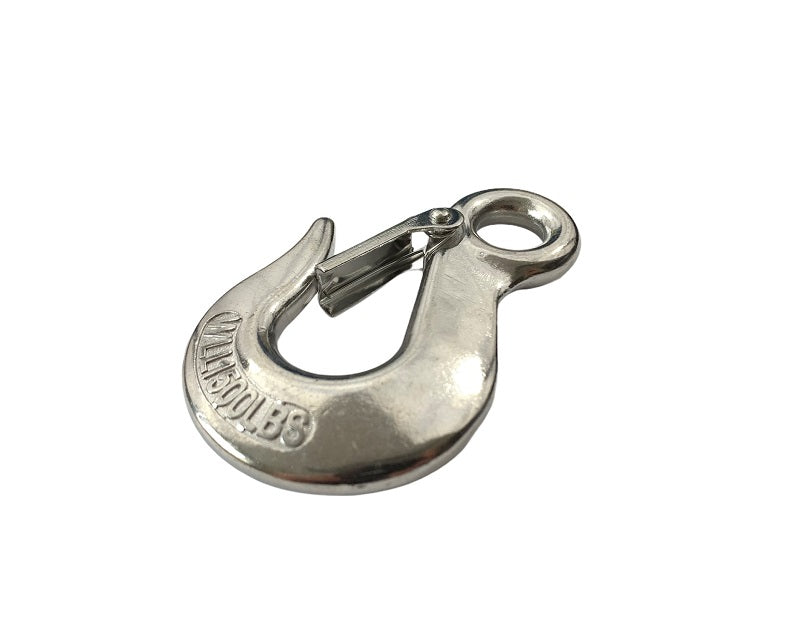 Stainless Steel Eye Slip Hook with Safety Catch