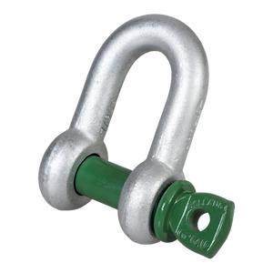 Green Pin Standard Dee Shackles With Screw Collar Pin