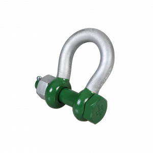 Galvanised Green Pin Safety Pin Bow Polar Shackle