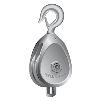 Galvanised Malleable Iron Block Swivel Hook