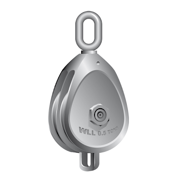 Galvanised Malleable Iron Block Swivel Oval Eye