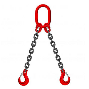 Premium Grade 8 7mm 2.12 Tonne 2-Leg Chain Slings