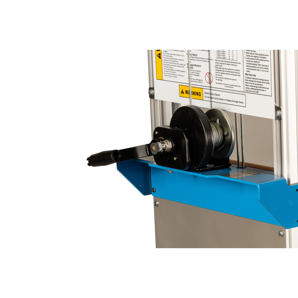 Lightweight Aluminium Hand Stacker Truck- Wide Legs