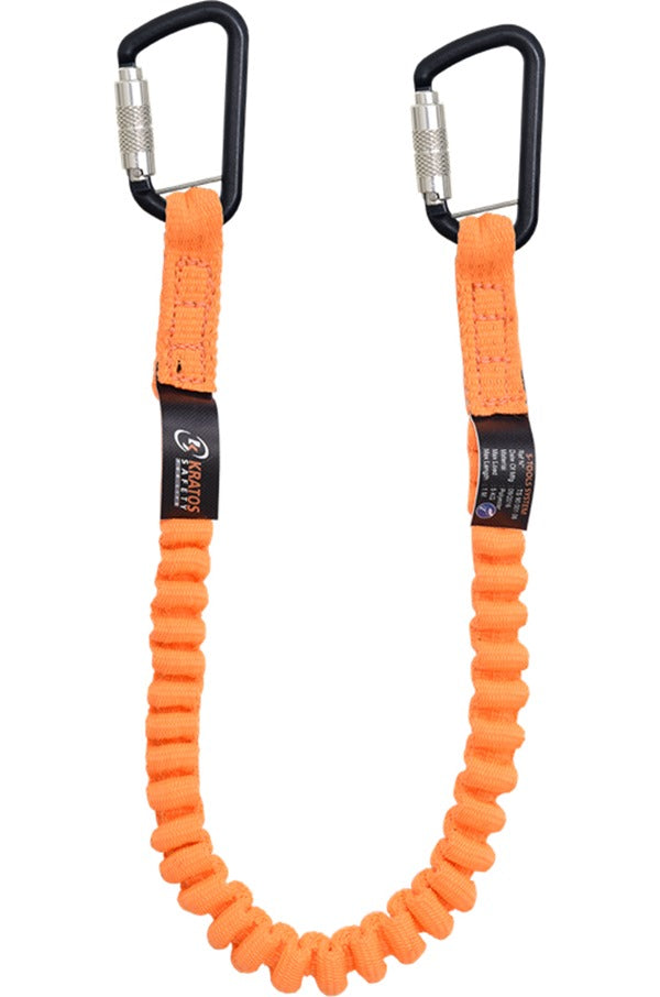 Kratos Safety 5kg Stretch Tool Lanyard with Integrated Karabiners