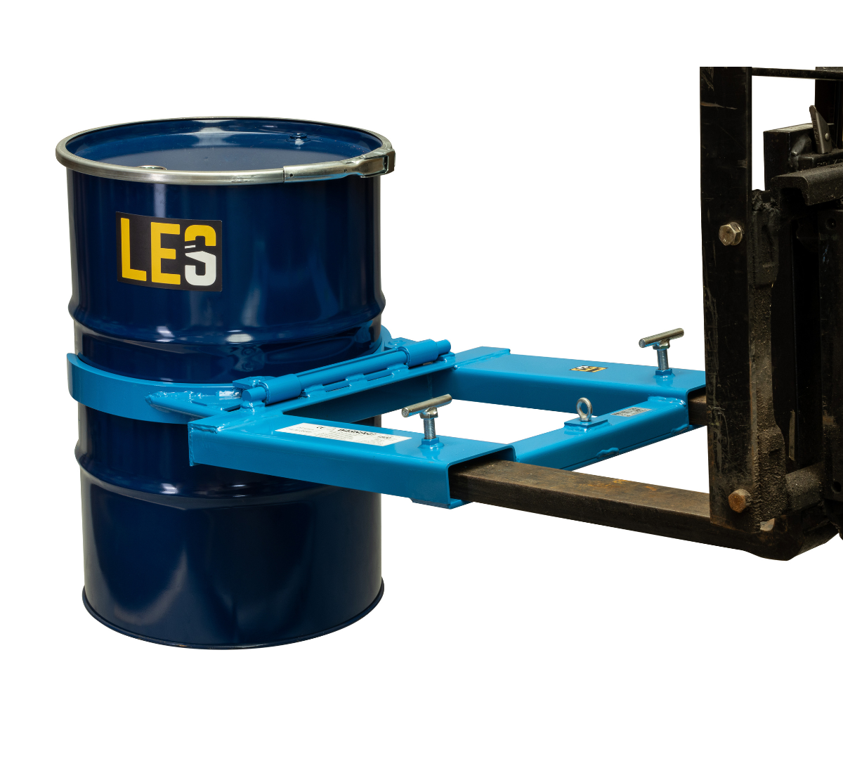 LES Single Drum Grab Lifter Forklift Attachment