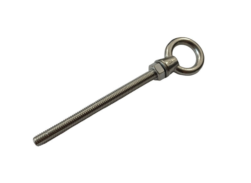 Stainless Steel Long Shank Eye Bolt