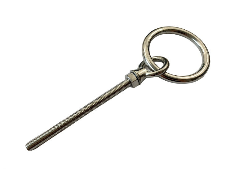 Stainless Steel Long Shank Ring Bolt