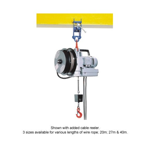 Tractel Minifor With Spring Loaded Reeler For Wire Rope