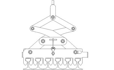 Camlok MRC Interchangeable multi rail grabs