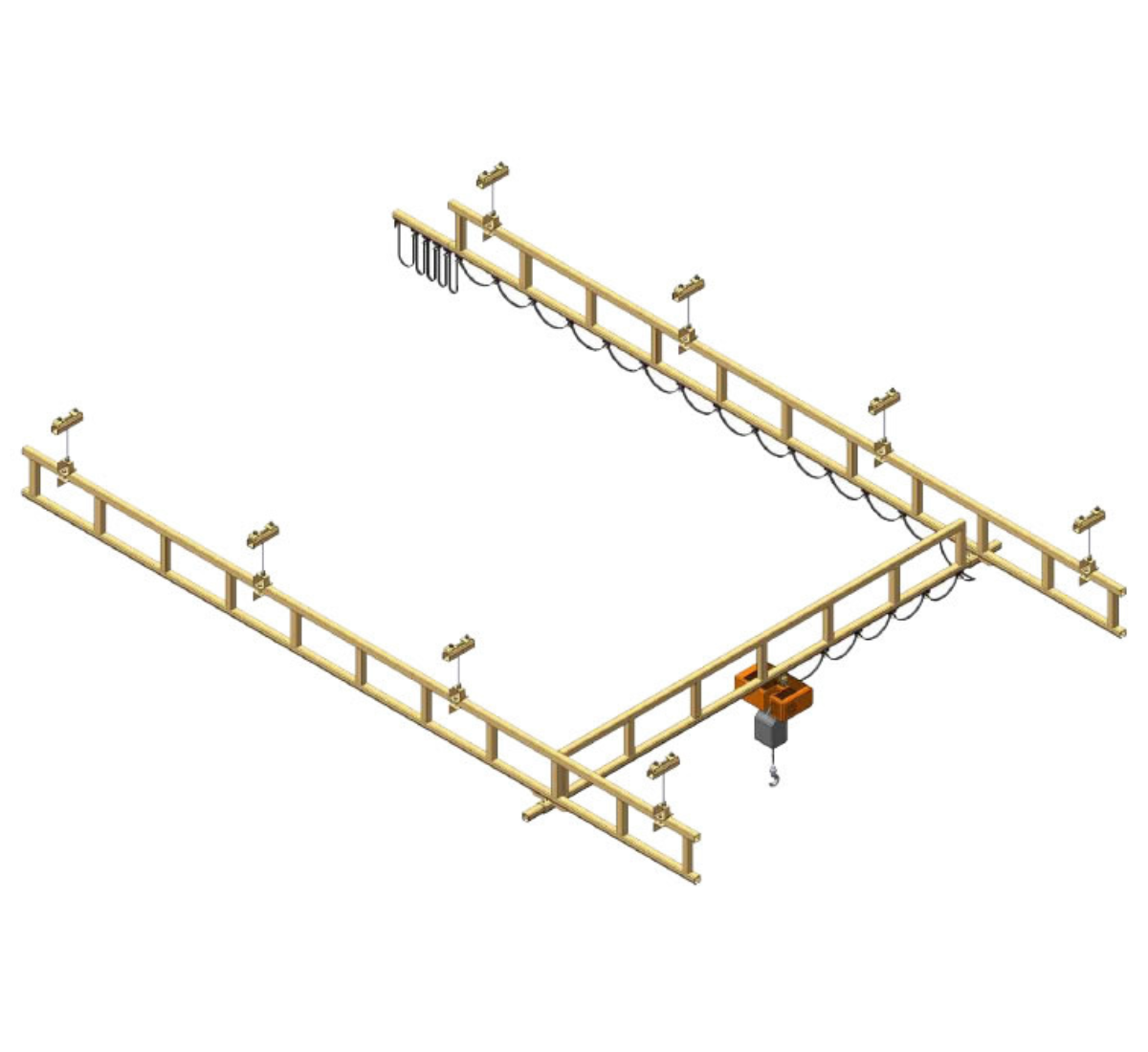 Ceiling Mounted Light Crane Systems