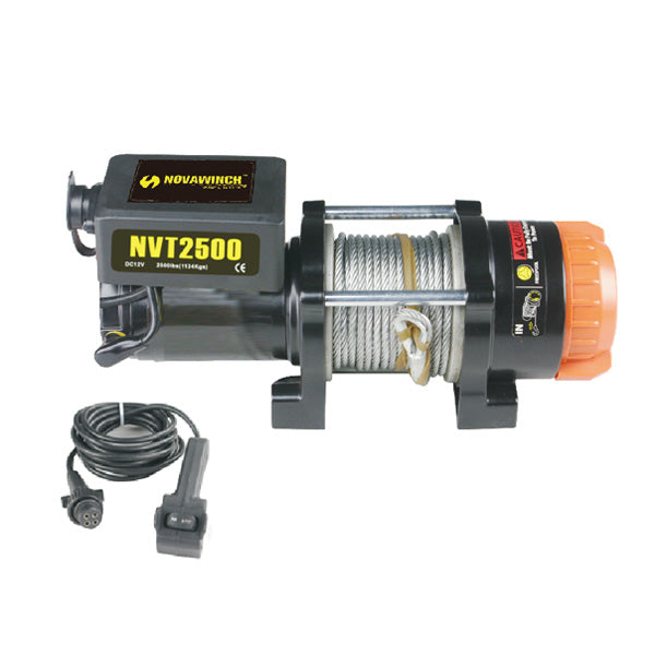 Novawinch T-Series 12v Electric ATV UTV Winch
