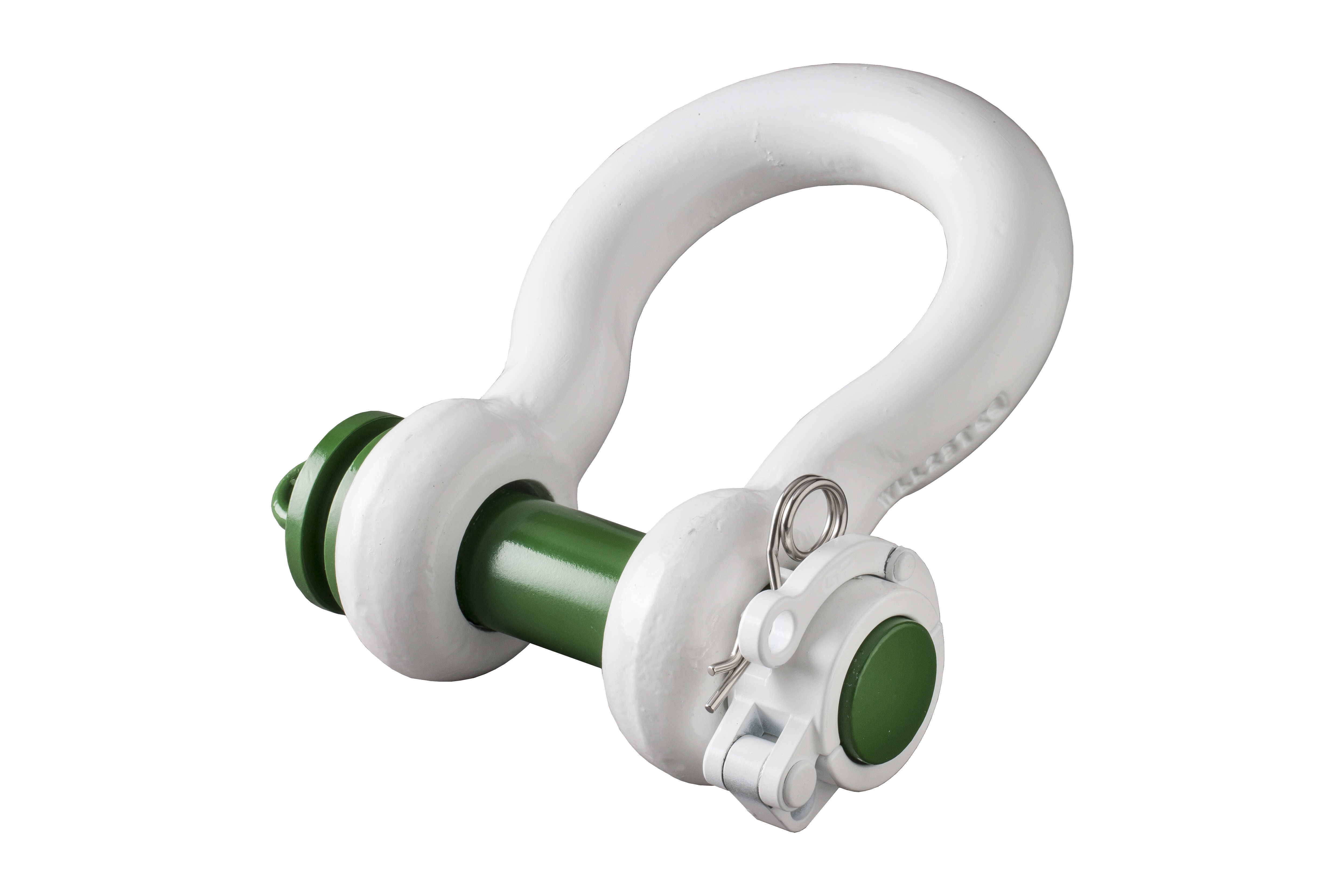 Green Pin ROV Release Polar Shackles With Locking Clamp