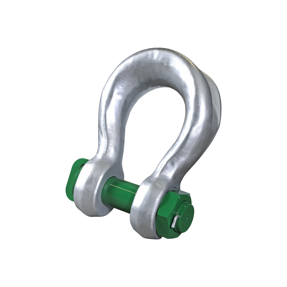 green-pin-sling-shackles-bow-type-with-safety-nut-and-bolt-pin