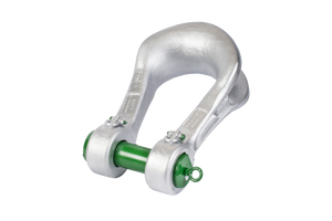 Green Pin Power Sling Shackle with Safety Nut & Bolt Pin