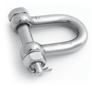 Stainless Steel D Shackles E Type With Safety Pin 316 High Corrosion