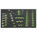 Sealey Tool Chest Combination 16 Drawer with Ball-Bearing Slides - Black/Grey & 398pc Tool Kit