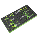 Sealey Tool Chest Combination 16 Drawer with Ball-Bearing Slides - Black/Grey & 398pc Tool Kit