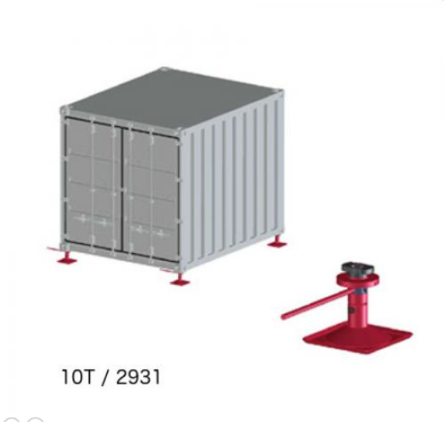 Container Leveling Jacks