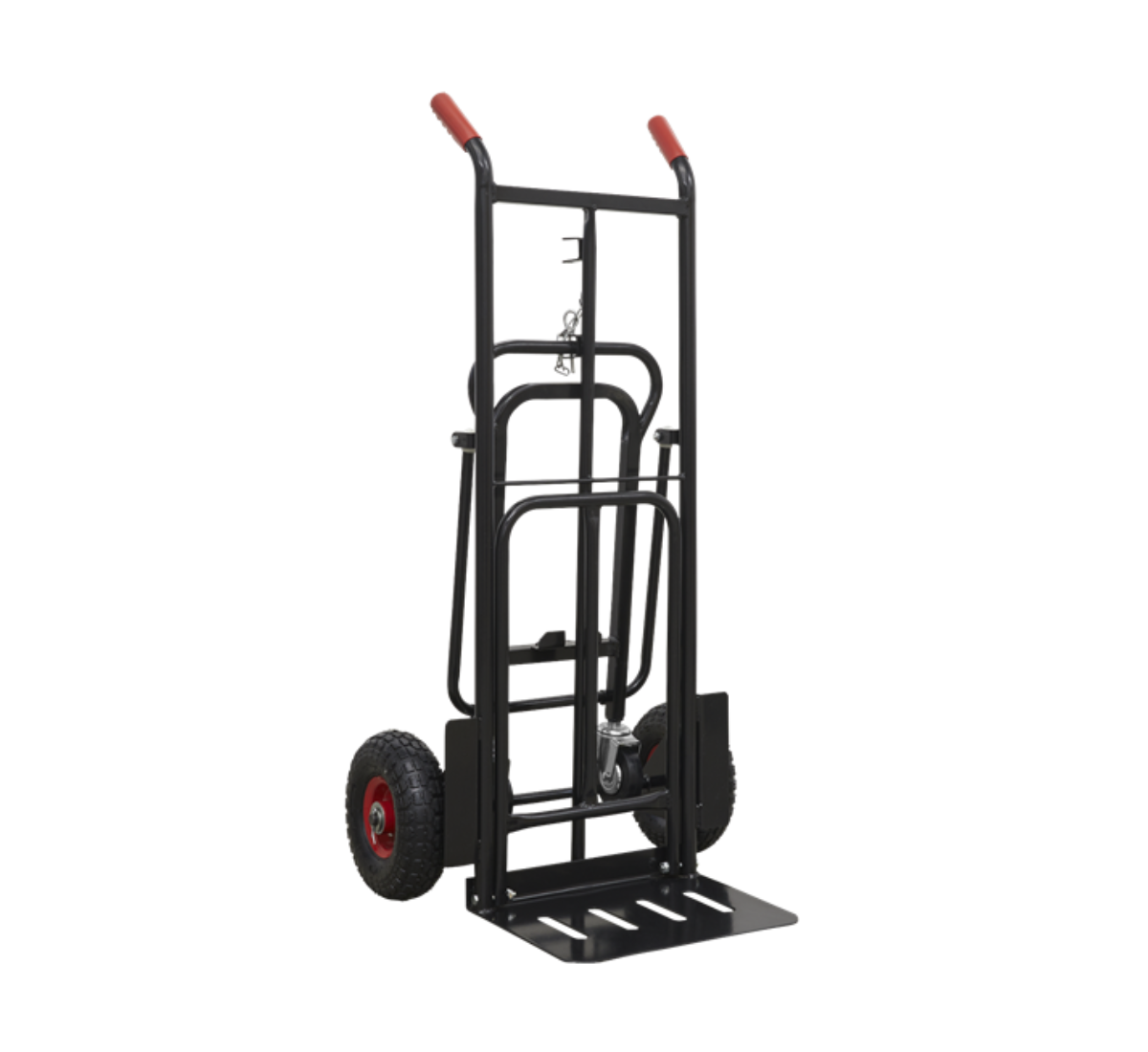 Sealey Heavy-Duty 3-in-1 Sack Truck with PU Tyres 300kg