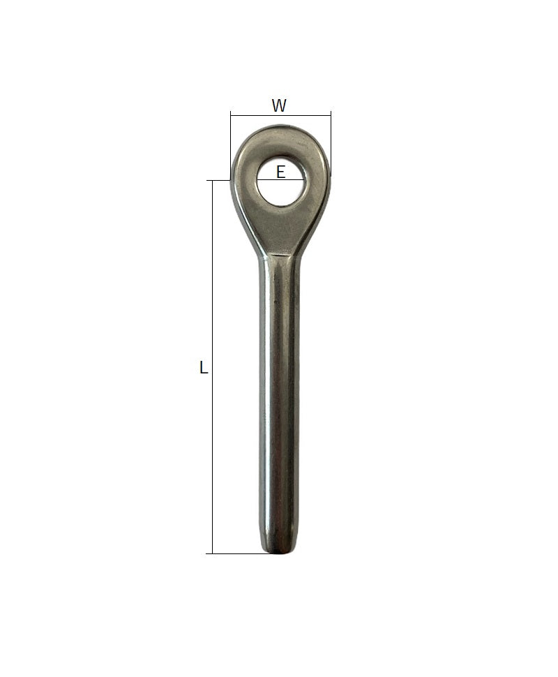 Stainless Steel Swage Eye Terminal