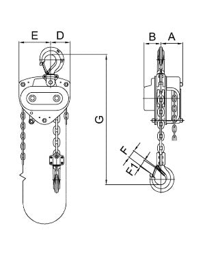 Tiger TCB14 Chain Block