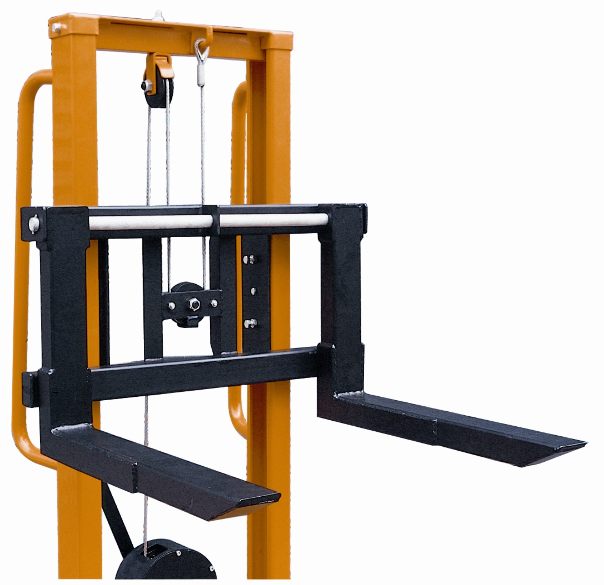 WS Manual Winch Stacker With Adjustable Forks