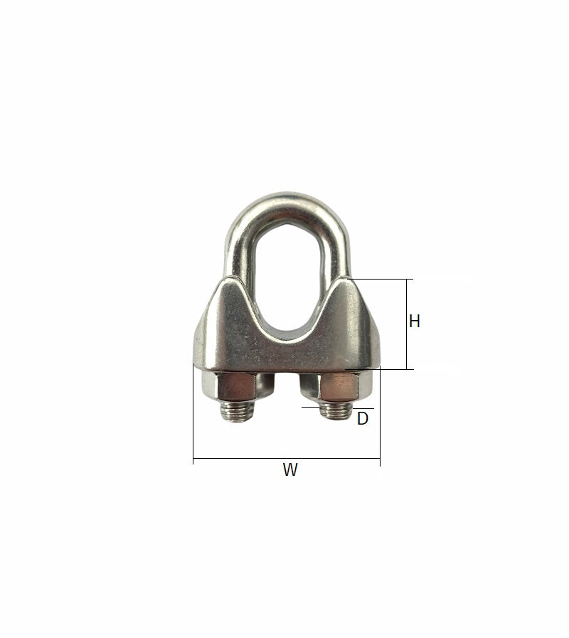 Stainless Steel Wire Rope Grip Din 741