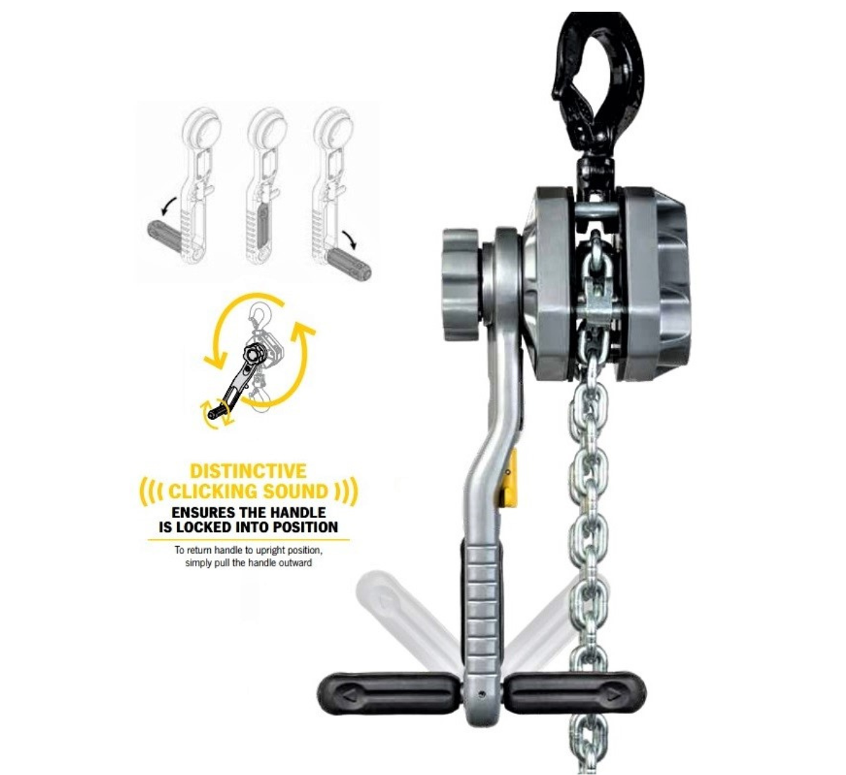 Yale ERGO 360 UT 'Utility' Ratchet Lever Hoist