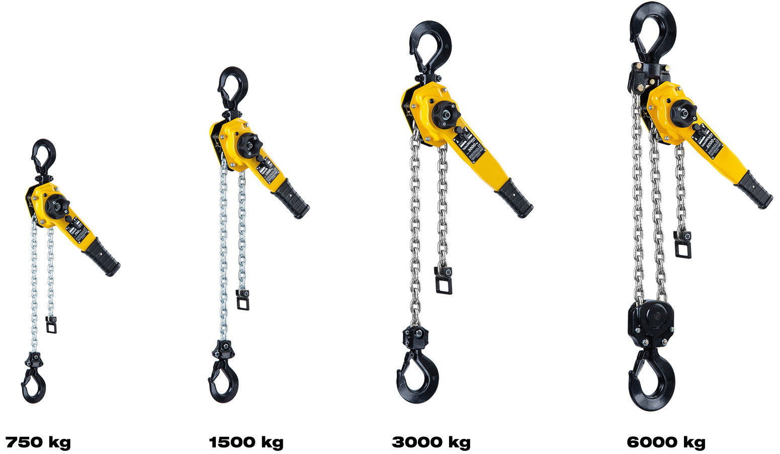 Yale UNOplus 'Economy' Ratchet Lever Hoists