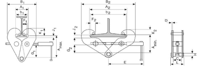 Yale YC Standard Beam Clamp