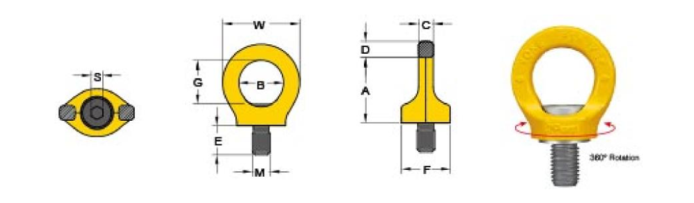 YOKE PSA 8-285 Anchor Point