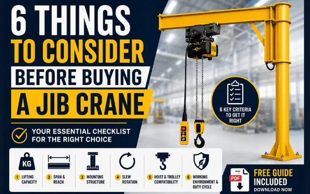 6 THINGS TO CONSIDER BEFORE BUYING A JIB CRANE