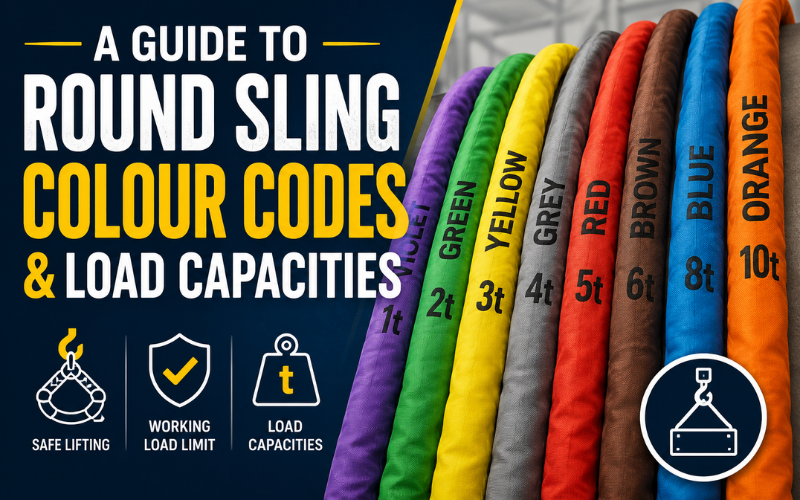 A GUIDE TO ROUND SLING COLOUR CODES & LOAD CAPACITIES
