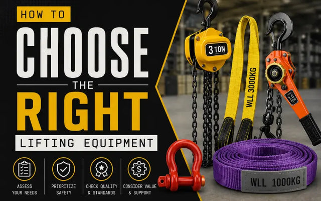 HOW TO CHOOSE THE RIGHT LIFTING EQUIPMENT FOR YOUR TASK LES - Lifting Equipment Store®