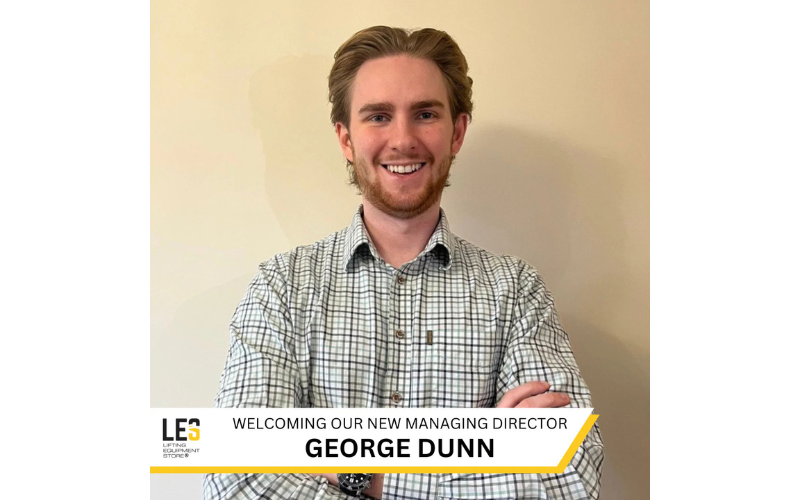 WELCOMING OUR NEW MANAGING DIRECTOR - GEORGE DUNN LES - Lifting Equipment Store®