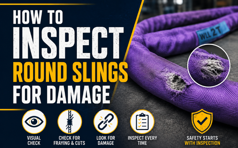HOW TO INSPECT ROUND SLINGS FOR DAMAGE