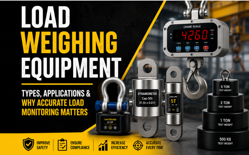LOAD WEIGHING EQUIPMENT: TYPES, APPLICATIONS & WHY ACCURATE LOAD MONITORING MATTERS