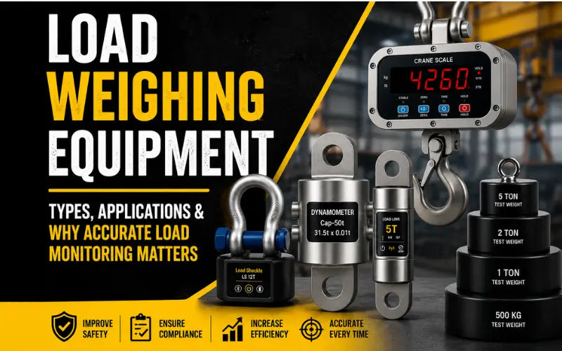 LOAD WEIGHING EQUIPMENT: TYPES, APPLICATIONS & WHY ACCURATE LOAD MONITORING MATTERS