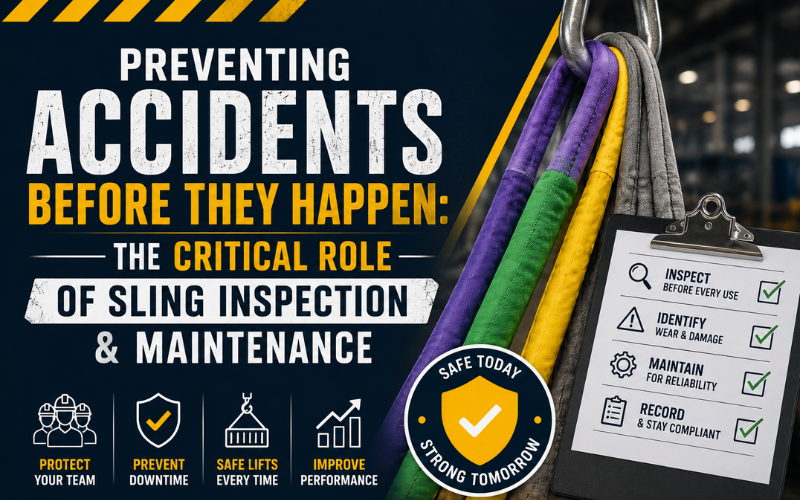 PREVENTING ACCIDENTS BEFORE THEY HAPPEN: THE CRITICAL ROLE OF SLING INSPECTION & MAINTENANCE