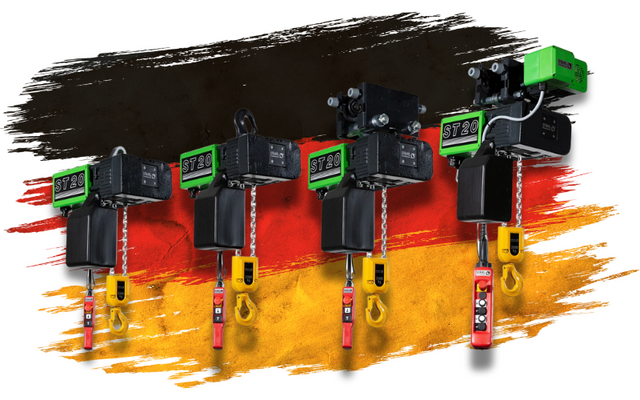 Stahl ST suspension types on german flag