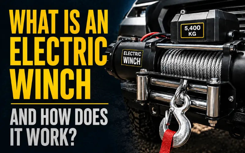 WHAT IS AN ELECTRIC WINCH AND HOW DOES IT WORK?