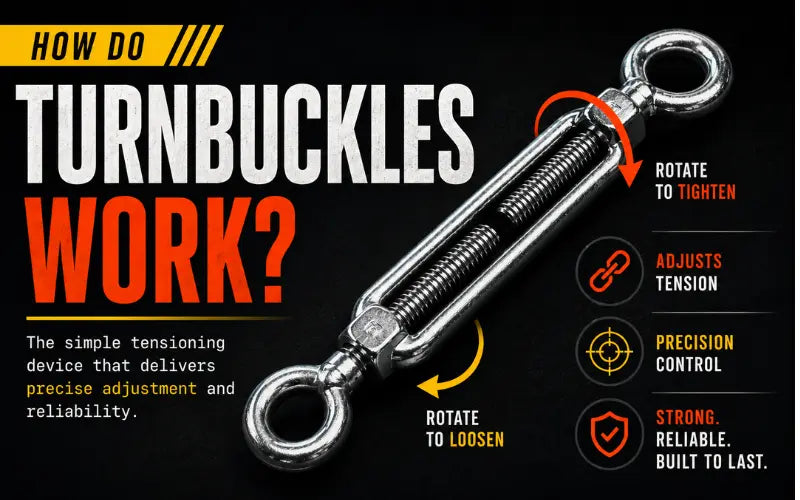 HOW DO TURNBUCKLES WORK? LES - Lifting Equipment Store®