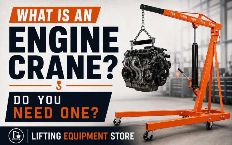 WHAT IS AN ENGINE CRANE & DO YOU NEED ONE? LES - Lifting Equipment Store®